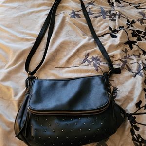 Black crossbody purse